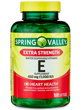 Cargar imagen en el visor de la galería, VITAMINA E, 450 mg, (1000 IU), Spring Valley, 100 softgels