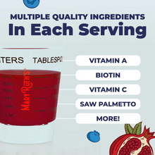 Cargar imagen en el visor de la galería, MARYRUTH'S HAIR FORMULA: Multivitamínico Líquido + Crecimiento Capilar | Suplemento para el Crecimiento del Cabello | Clínicamente probado en mujeres para un cabello más grueso y contra las arrugas faciales | Cuidado de la piel | 22 onzas (650 ml)
