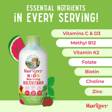 Cargar imagen en el visor de la galería, MaryRuth's Multivitamínico líquido matutino para niños | Multivitamínico infantil | Suplemento de apoyo inmunológico | Vitamina C | Vitamina D | Nutrientes esenciales | Vegano | Hasta 180 servicios| 22 onzas (650 ml)