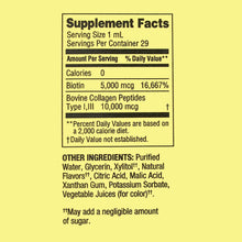 Cargar imagen en el visor de la galería, Biotin y Colágeno en gotas. Spring Valley. 29 dosis