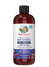 Cargar imagen en el visor de la galería, MARYRUTH'S HAIR FORMULA: Multivitamínico Líquido + Crecimiento Capilar | Suplemento para el Crecimiento del Cabello | Clínicamente probado en mujeres para un cabello más grueso y contra las arrugas faciales | Cuidado de la piel | 22 onzas (650 ml)