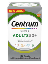 Cargar imagen en el visor de la galería, Centrum silver para adultos (hombres y mujeres) mayores de 50 años, 125 tabletas. Multivitaminico