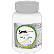 Cargar imagen en el visor de la galería, Centrum silver para adultos (hombres y mujeres) mayores de 50 años, 125 tabletas. Multivitaminico