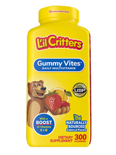 Cargar imagen en el visor de la galería, Multivitamínico para niños, L'il Critters, 300 gomitas