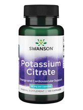Cargar imagen en el visor de la galería, Citrato de potasio, Swanson, 120 Cápsulas