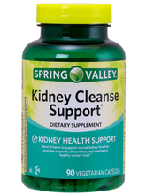 Cargar imagen en el visor de la galería, Kidney Cleanse Support: desintoxica tus riñones, mejora la función renal. Spring Valley. 90 cápsulas