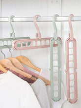 Cargar imagen en el visor de la galería, Percha multiagujero. Percha múltiple. organizadores de ropa para ahorrar espacio en el clóset. Una pieza.