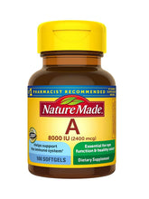 Cargar imagen en el visor de la galería, Vitamina A para tus ojos, corazón, pulmones, y en la reproducción. 100 cápsulas. 8000 IU