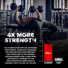 Cargar imagen en el visor de la galería, Creatina X3, en polvo, Fruit Punch, 2.18 libras, micronizada, HCL, con BCAA, gana músculos, fuerza y resistencia.