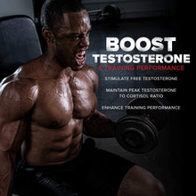 Cargar imagen en el visor de la galería, Estimulador refuerzo de testosterona, testosterona, fuerza extrema, mejora el rendimiento de entrenamiento, científicamente investigado, mantiene la testosterona máxima, 60 cápsulas