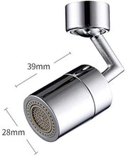 Cargar imagen en el visor de la galería, Grifo universal giratorio con filtro antisalpicaduras, cabezal giratorio de 720°, material duradero, espuma enriquecida con oxígeno, filtro de red de 4 capas, diseño a prueba de fugas con doble junta.