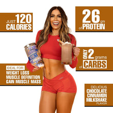 Cargar imagen en el visor de la galería, Proteína aislada Haidy Cruz Vitalifestyle | 100% pura de suero | Ideal: Perder peso, definición y ganar masa muscular | 26 grs proteina | Baja en calorías y carbohidratos | Sin lactosa | 2 Libras