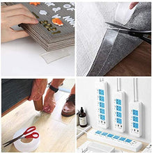 Cargar imagen en el visor de la galería, Cinta adhesiva doble cara, multiuso, transparente, extraíbles, cinta antideslizante para pegar pósteres, uso doméstico y oficina. 16.4 pies