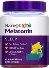 Cargar imagen en el visor de la galería, Melatonina para niños, mejora el sueño, presentación en gomitas: 100% natural, libres de drogas o medicamentos. Varios tamaños disponibles.. Natrol