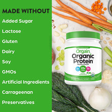 Cargar imagen en el visor de la galería, Proteína orgánica a base de plantas vegetales, vegano, bajo en carbohidratos, sin lácteos, sin gluten, sin azúcares añadidos, sin soya. 2.74 Libras