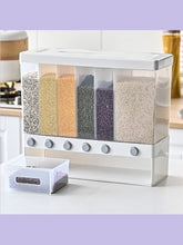 Cargar imagen en el visor de la galería, Dispensador de granos, con 6 divisiones, fácil y seguro para tus alimentos