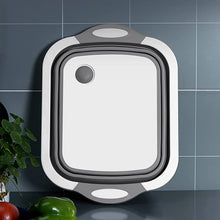 Cargar imagen en el visor de la galería, Tabla de cortar, multifuncional, 3 en 1, cortar, lavar, y almacenar, material durable no tóxico.