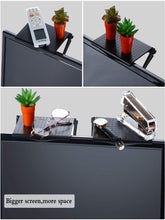 Cargar imagen en el visor de la galería, Estante para televisores y monitores, tres tamaños diferentes, en negro, prácticos y resistentes.
