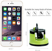 Cargar imagen en el visor de la galería, Afilador / Amolador de cuchillos de bolsillo para todos los tipos de cuchillas, afilada, precisión y calibración perfecta, fácil y seguro de usar, ideal para cocina