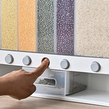 Cargar imagen en el visor de la galería, Dispensador de granos, con 6 divisiones, fácil y seguro para tus alimentos