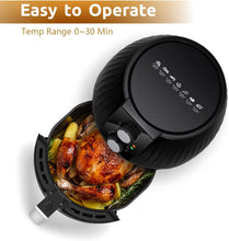 Cargar imagen en el visor de la galería, Freidora de aire de 5 litros. Utilizando la circulación de aire caliente se puede asar, recalentar, hornear, sin necesidad de aceite