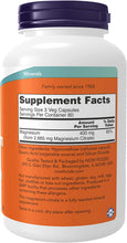 Cargar imagen en el visor de la galería, Citrato de magnesio Now . Regula: el ánimo, ansiedad, estreñimiento, energía, dolores de cabeza, migraña. Dos presentaciones dispoibles: 120 y 240 cápsulas, 400 mg