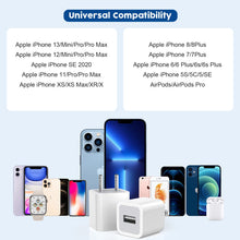 Cargar imagen en el visor de la galería, Cargador para iPhone, con cable de de 10 pies (certificado Apple MFi), cable de transferencia USB a Lightning.✅️