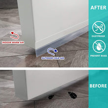 Cargar imagen en el visor de la galería, Cinta de silicona para sellado de puertas y ventanas, color transparente. 16.5 pies.