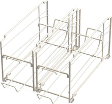 Cargar imagen en el visor de la galería, Estante dispensador de latas, de carga frontal, 2 colores disponibles (Cromado y Blanco). (Precio por unidad)
