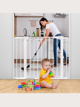 Cargar imagen en el visor de la galería, Puerta de seguridad para bebés y mascotas con cierre automático (29.5 "x 40.5"). Incluye 4 pernos de presión.