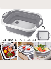 Cargar imagen en el visor de la galería, Tabla de cortar, multifuncional, 3 en 1, cortar, lavar, y almacenar, material durable no tóxico.