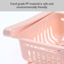 Cargar imagen en el visor de la galería, Canasta organizador de nevera, almacenamiento, ajustable, varios colores disponibles