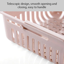 Cargar imagen en el visor de la galería, Canasta organizador de nevera, almacenamiento, ajustable, varios colores disponibles