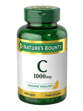 Cargar imagen en el visor de la galería, Vitamina C de 1000 mg, 100 tabletas. Apoya el sistema inmune (defensas). Antioxidante. Nature's Bounty.