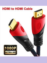 Cargar imagen en el visor de la galería, Cable HDMI de 1.5 metros. HDMI a HDMI. Alta calidad para todos dispositivos HD y HD compatibles.✅️