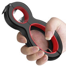 Cargar imagen en el visor de la galería, Abridor de latas 6 en 1. Multifucional. Ahorras espacio, dinero y tiempo.