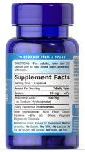 Cargar imagen en el visor de la galería, Ácido Hialurónico, Puritan’s Pride, 100 mg, 60  cápsulas
