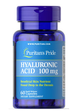 Cargar imagen en el visor de la galería, Ácido Hialurónico, Puritan’s Pride, 100 mg, 60  cápsulas
