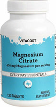 Cargar imagen en el visor de la galería, Citrato de magnesio, Vitacost, 400 mg, Varios tamaños disponibles

