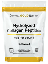 Cargar imagen en el visor de la galería, Colageno Hidrolizado, en polvo, California Gold Nutrition, 7 onzas
