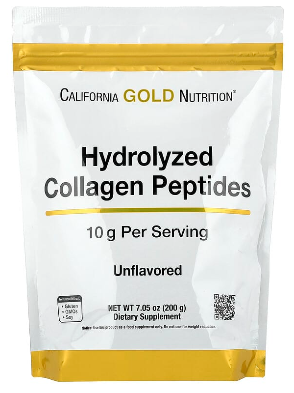 Colageno Hidrolizado, en polvo, California Gold Nutrition, 7 onzas