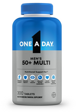 Cargar imagen en el visor de la galería, Multivitamínico One A Day Men’s 50+ Healthy Advantage para Hombres Mayores de 50 Años – 300 Tabletas | Bayer  | Apoyo a la Energía, Salud Cardiovascular y Sistema Inmunológico
