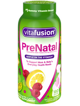 Cargar imagen en el visor de la galería, Prenatales, apoya la salud de la madre y el bebé, VitaFusion, 180 gomitas
