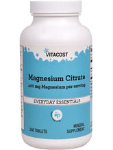 Cargar imagen en el visor de la galería, Citrato de magnesio, Vitacost, 400 mg, Varios tamaños disponibles
