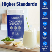 Cargar imagen en el visor de la galería, Colágeno + Creatina, Orgain® , 31.2 onzas
