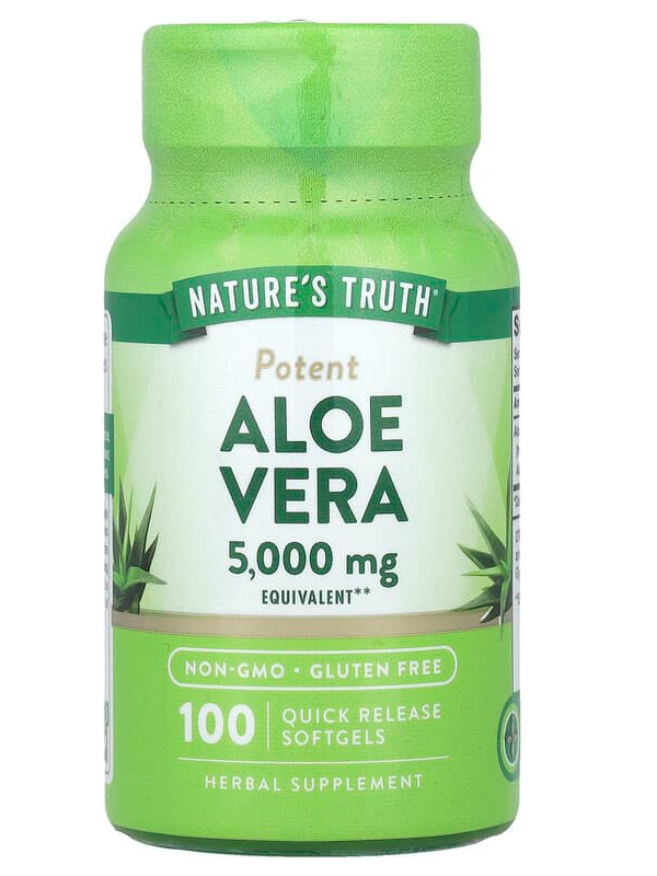 Aloe Vera, 1000 mg, Nature’s Truth, 100 softgels
