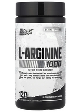 Cargar imagen en el visor de la galería, L-Arginina 1000, Nutrex, 120 cápsulas
