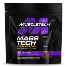 Cargar imagen en el visor de la galería, MUSCLETECH MASS TECH EXTREME 2000: Proteina en polvo,  mass gainer, aumenta peso, masa muscular, recuperación, y fuerza. 6 libras
