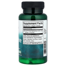 Cargar imagen en el visor de la galería, L-Leucina, 500 mg, Swanson, 60 cápsulas  (crecimiento y reparación muscular)
