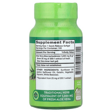 Cargar imagen en el visor de la galería, Aloe Vera, 1000 mg, Nature’s Truth, 100 softgels
